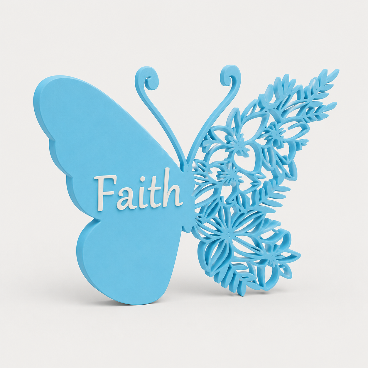 Personalized Floral Butterfly Name Keepsake