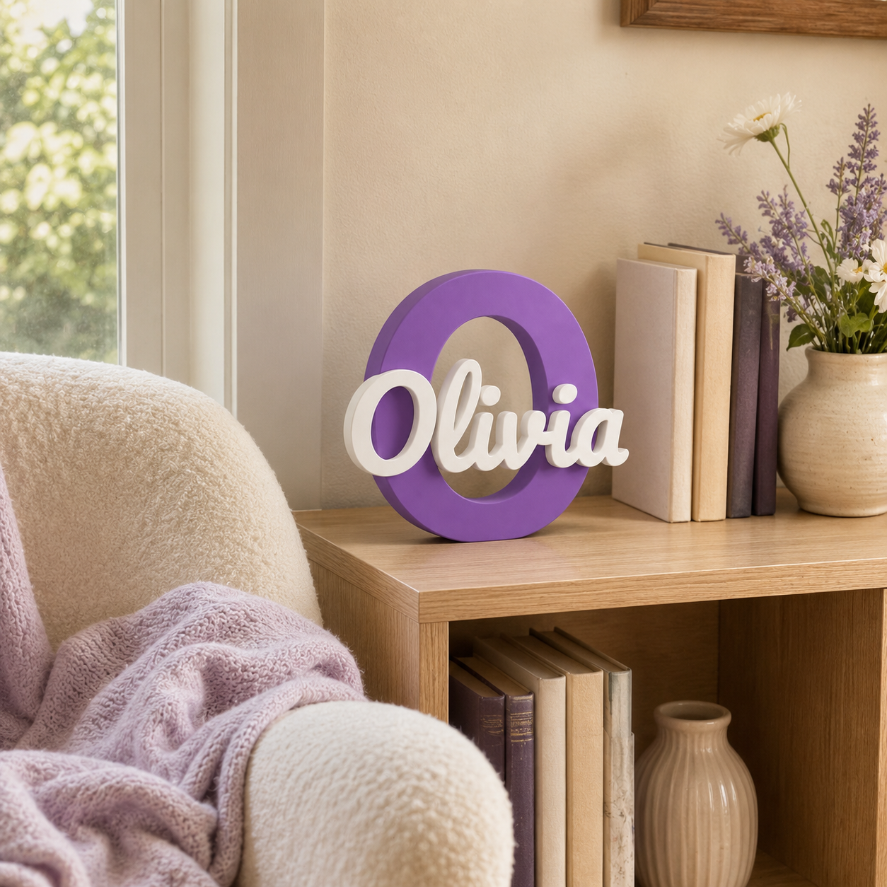 Personalized Initial Name Sign