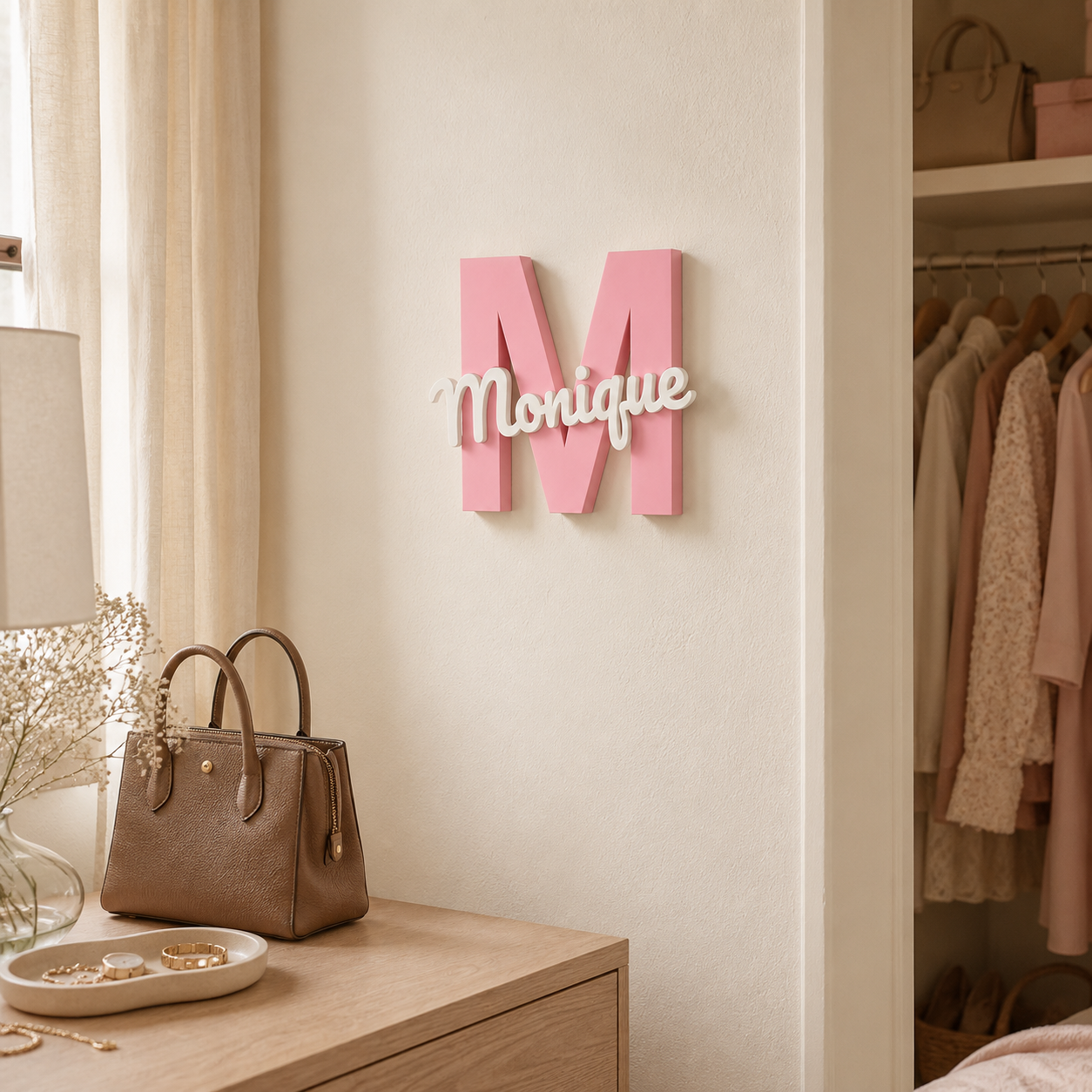 Personalized Initial Name Sign