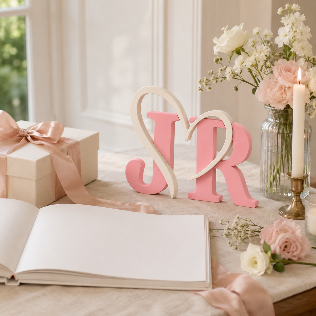 Personalized Heart Initial Keepsake