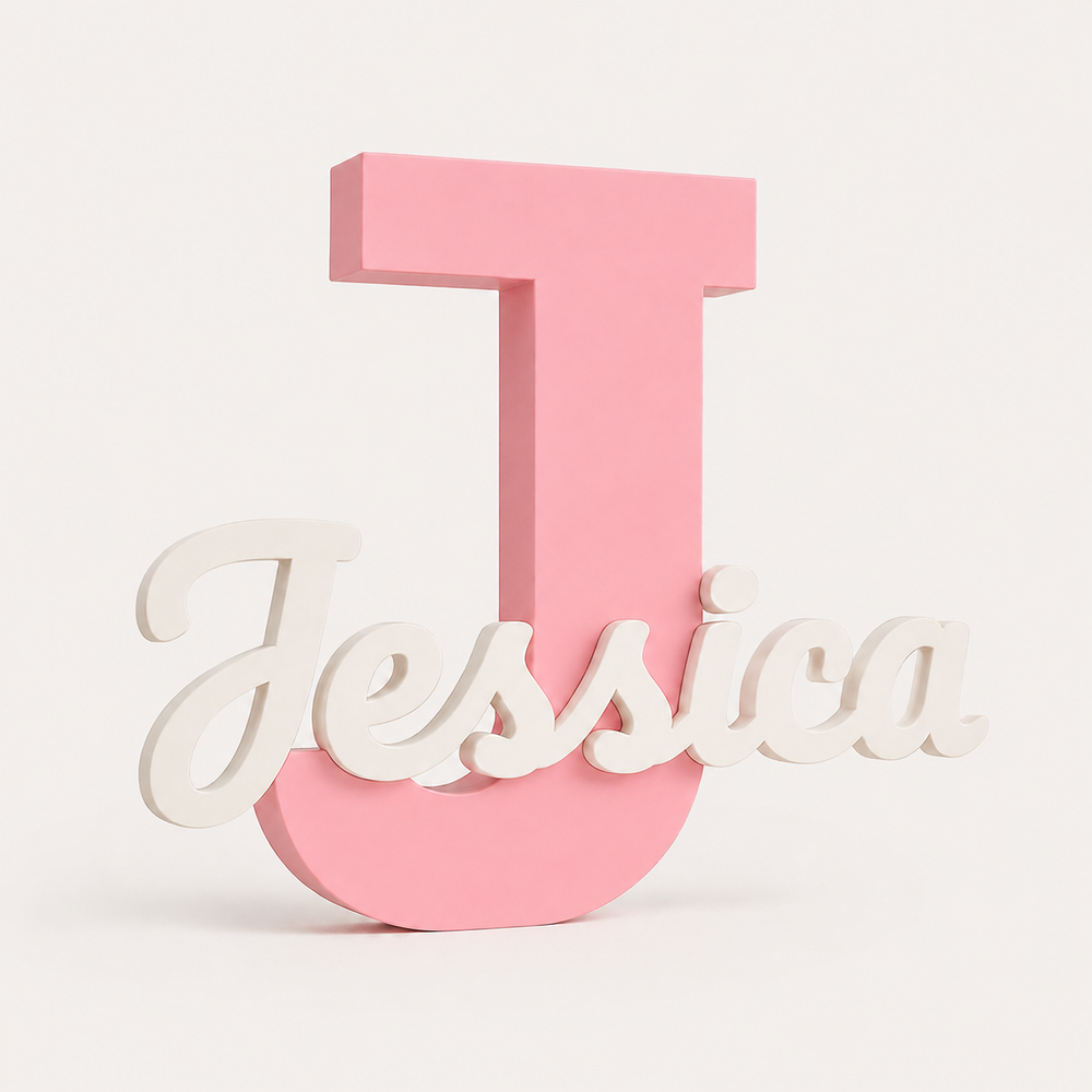 Personalized Initial Name Sign